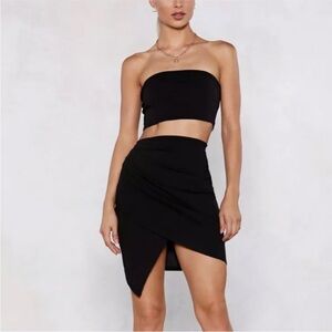 NWOT Nasty Gal Wrap It Up Mini Skirt